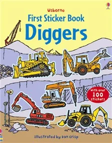 Diggers Sticker Book, nálepkový zošit