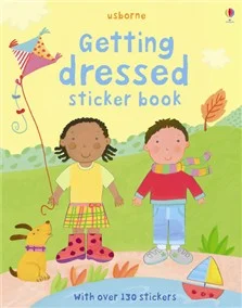 Getting Dressed Sticker Book, nálepkový zošit