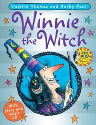 Winnie the Witch, 25th anniversary edition, anglická kniha s CD