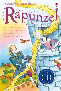 Rapunzel, anglická kniha s CD