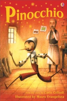 Pinocchio, anglická kniha s CD