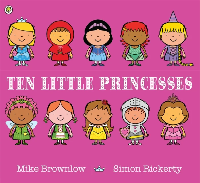 Ten Little Princesses, anglická kniha