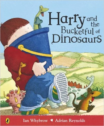 Harry and the Bucketful of Dinosaurs, anglická kniha