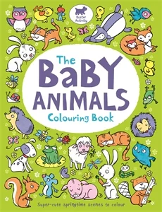 The Baby Animals Colouring Book, omaľovánka