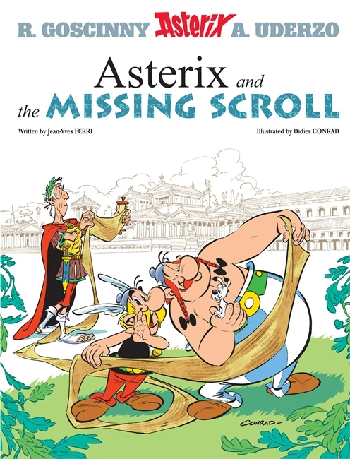 Asterix and the Missing Scroll (36), anglická kniha
