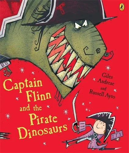 Captain Flinn and the Pirate Dinosaurs, anglická kniha
