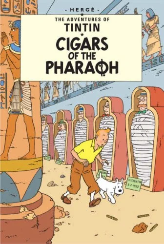 Cigars of the Pharaoh, anglická kniha - komiks