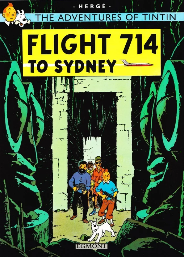 Flight 714 to Sydney (21), anglická kniha - komiks