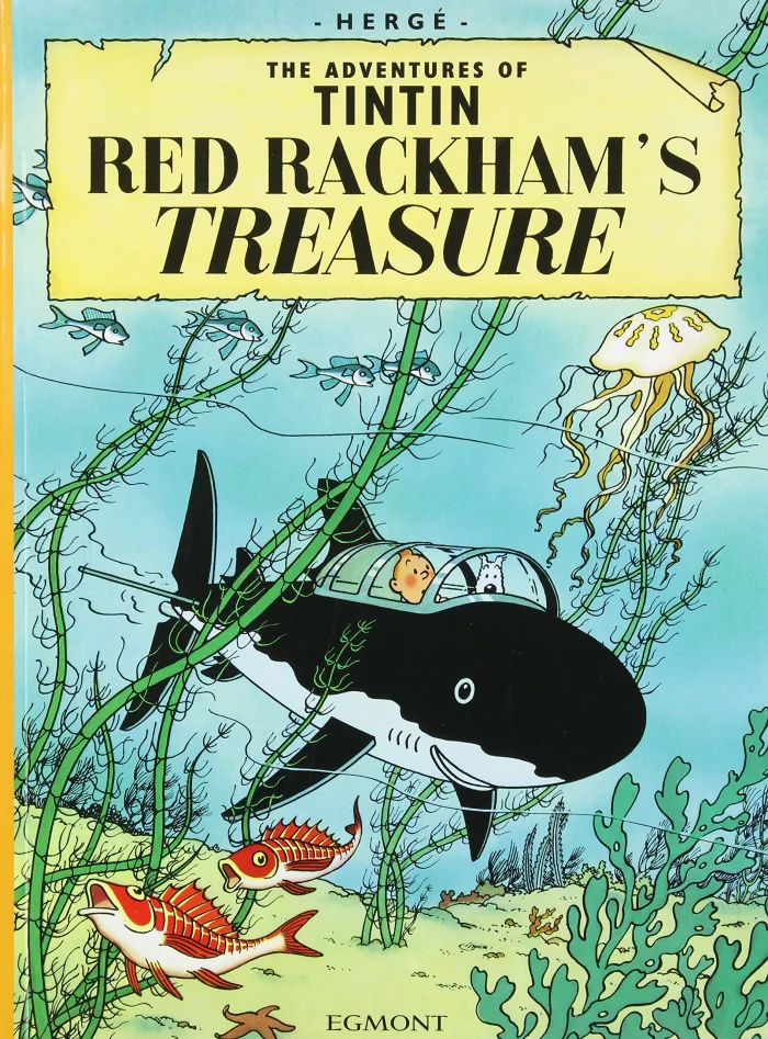 Red Rackham's Treasure, anglická kniha - komiks