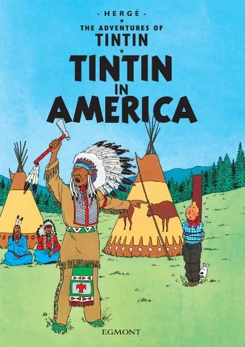 Tintin in America, anglická kniha - komiks