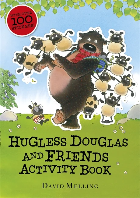 Hugless Douglas and Friends activity book, nálepkový zošit