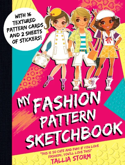 My Fashion Pattern Sketchbook, activity zošit