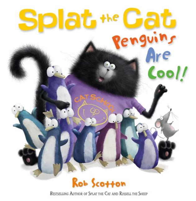 Splat the Cat - Penguins are Cool!, anglická kniha