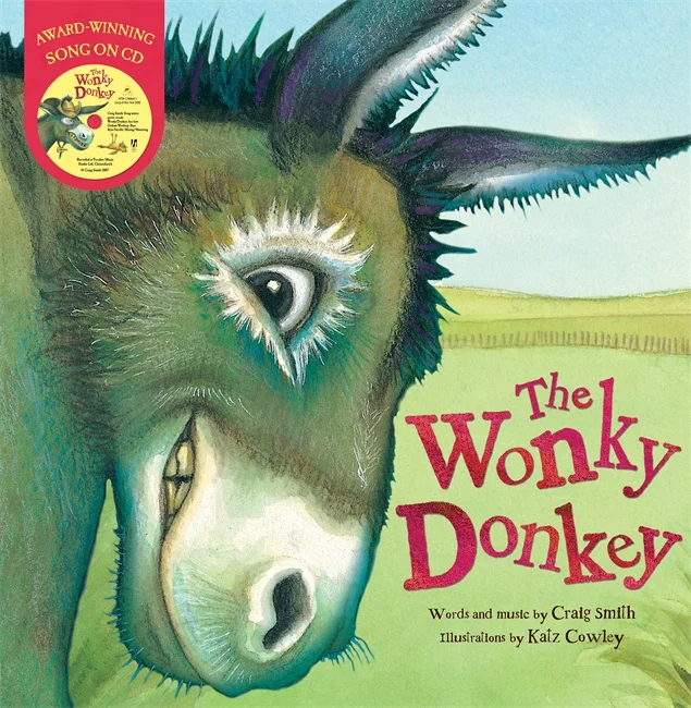 The Wonky Donkey, anglická kniha s CD