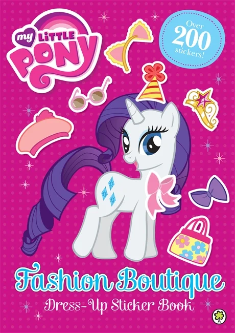 MLP Fashion Boutique Dress-Up Sticker Book, nálepkový zošit