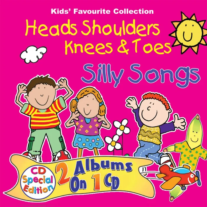 Heads, Shoulders, Knees and Toes (Silly Songs), CD s anglickými pesničkami