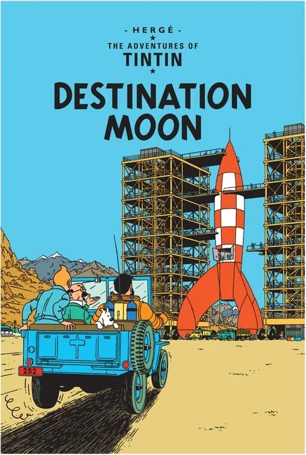 Destination Moon, anglická kniha - komiks