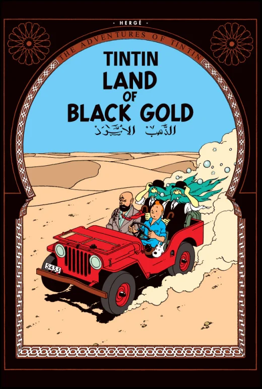 Land of Black Gold, anglická kniha - komiks