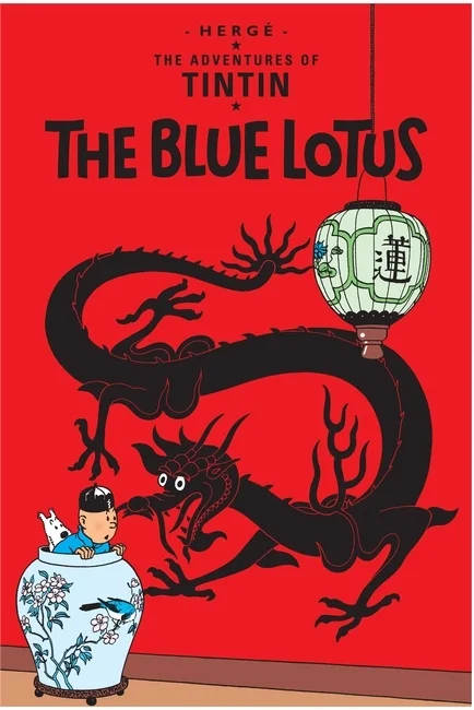 The Blue Lotus (5), anglická kniha - komiks