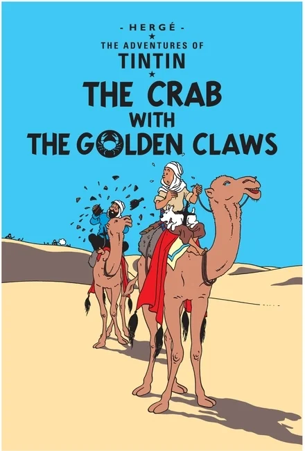 The Crab with the Golden Claws, anglická kniha - komiks