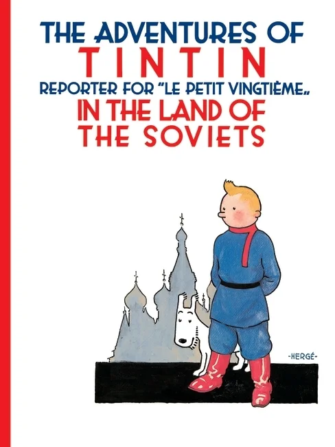 Tintin in the Land of the Soviets, anglická kniha - komiks