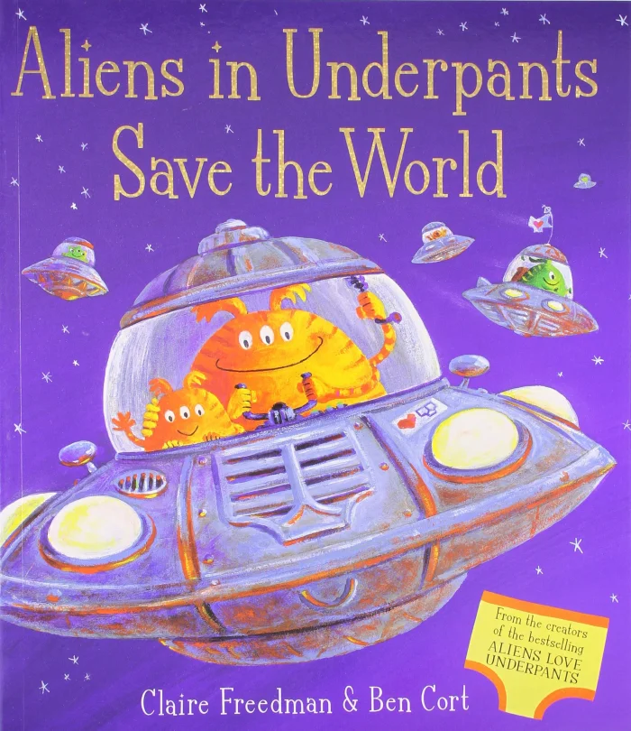 Aliens in Underpants Save the World, anglická kniha