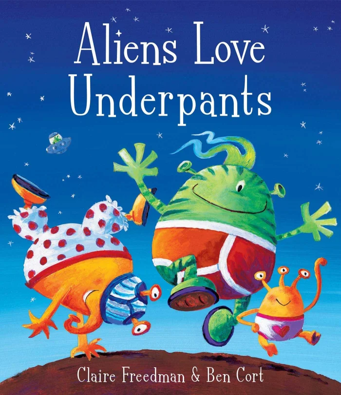 Aliens Love Underpants!, anglická kniha
