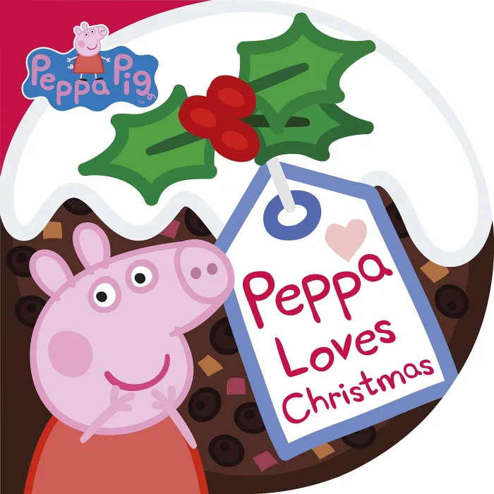 Peppa Loves Christmas, anglická kniha - leporelo