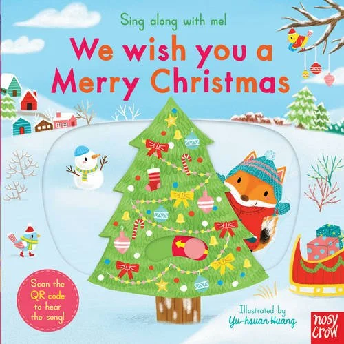 We Wish You a Merry Christmas, anglická kniha - leporelo