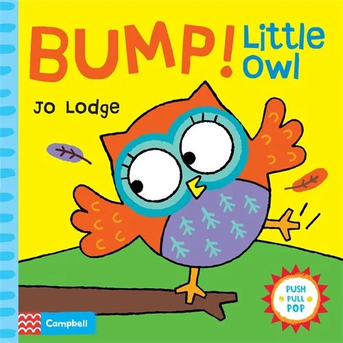 Bump! Little Owl, anglická kniha - leporelo