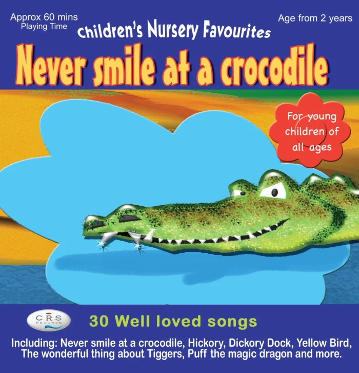 Never Smile at a Crocodile, CD s anglickými pesničkami
