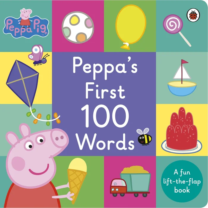 Peppa's First 100 Words, anglická kniha - leporelo