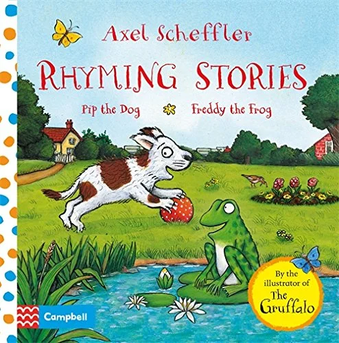Rhyming Stories: Pip the Dog and Freddy the Frog, anglická kniha - leporelo