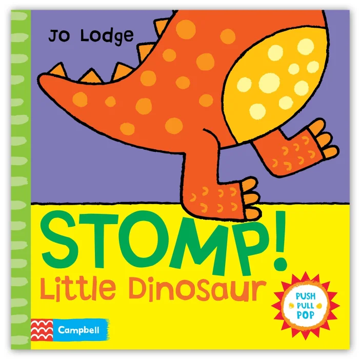 Stomp! Little Dinosaur, anglická kniha - leporelo