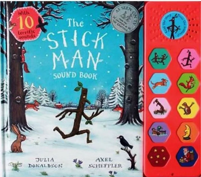 Stick Man Sound Book, zvuková anglická kniha