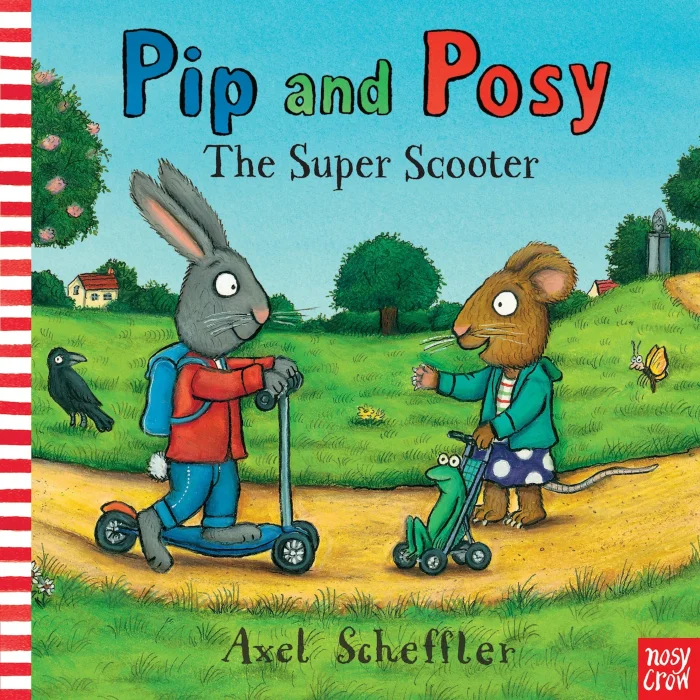 The Super Scooter, anglická kniha-leporelo