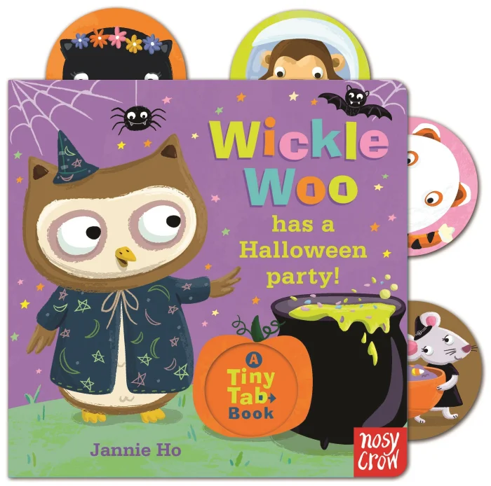 Wickle Woo has a Halloween Party, anglická kniha - leporelo