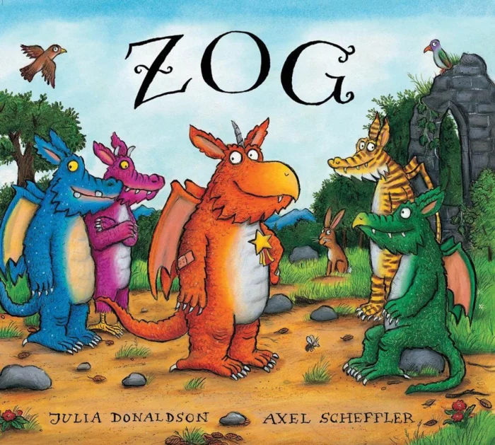 Zog, anglická kniha - leporelo