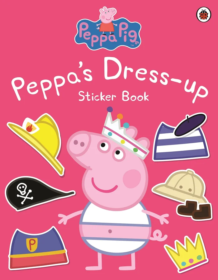 Peppa Dress-Up, zošit s nálepkami