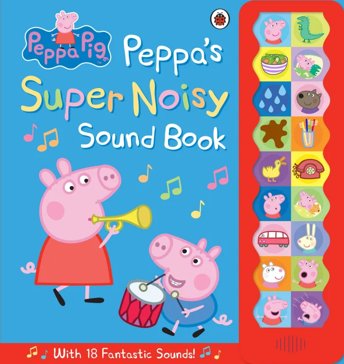 Peppa's Super Noisy Sound Book, anglická kniha so zvukmi