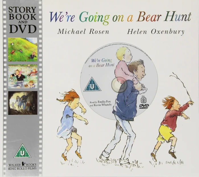 We're Going on a Bear Hunt, anglická kniha s DVD