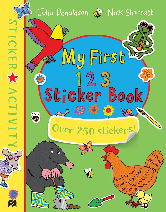 My First 123 Sticker Book, nálepkový zošit
