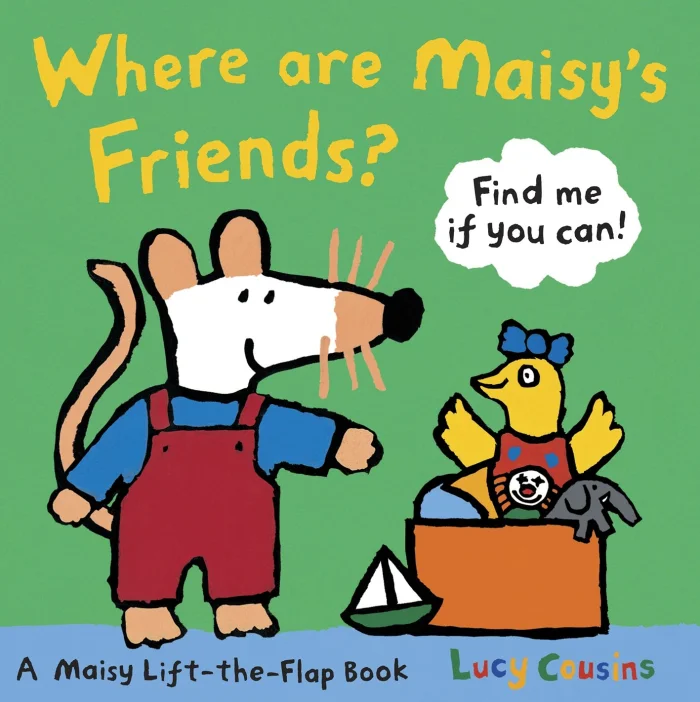 Where are Maisy's Friends?, anglická kniha - leporelo