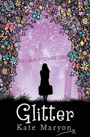 Glitter, anglická kniha