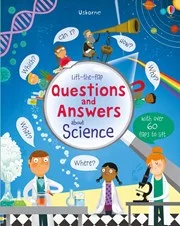 Lift-the-flap questions and answers about science, anglická kniha-leporelo