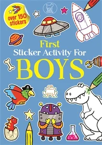 The First Sticker Activity For Boys, nálepkový a aktivity zošit