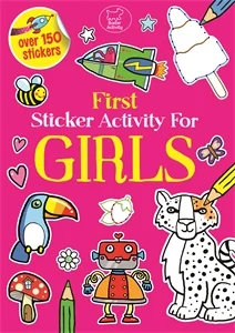 The First Sticker Activity For Girls, nálepkový a aktivity zošit