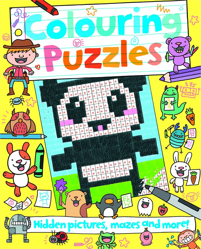 Colouring Puzzles, anglická kniha