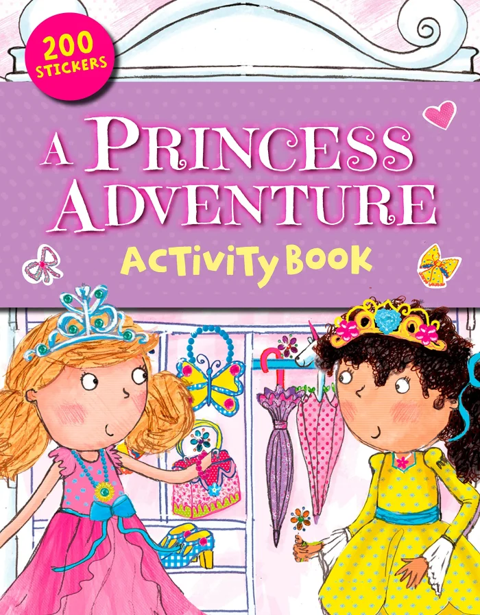 A Princess Adventure Activity Book, nálepkový zošit s aktivitami