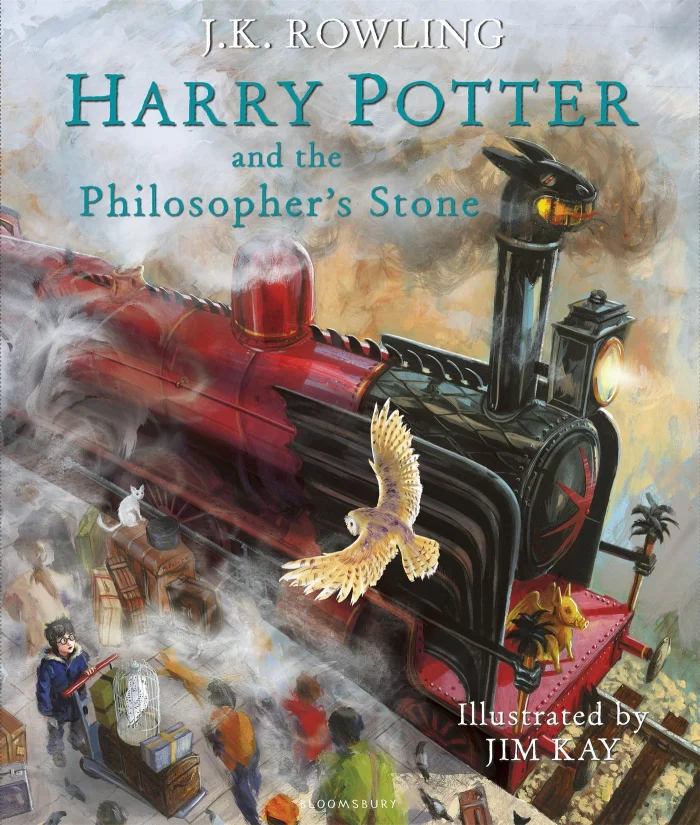 Harry Potter and the Philosopher's Stone (1): Illustrated Edition, anglická kniha